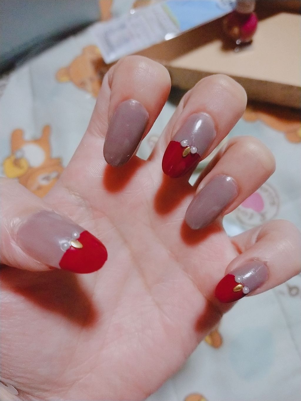 サンリオネイル/DAISO/マニキュアを使ったクチコミ（1枚目）