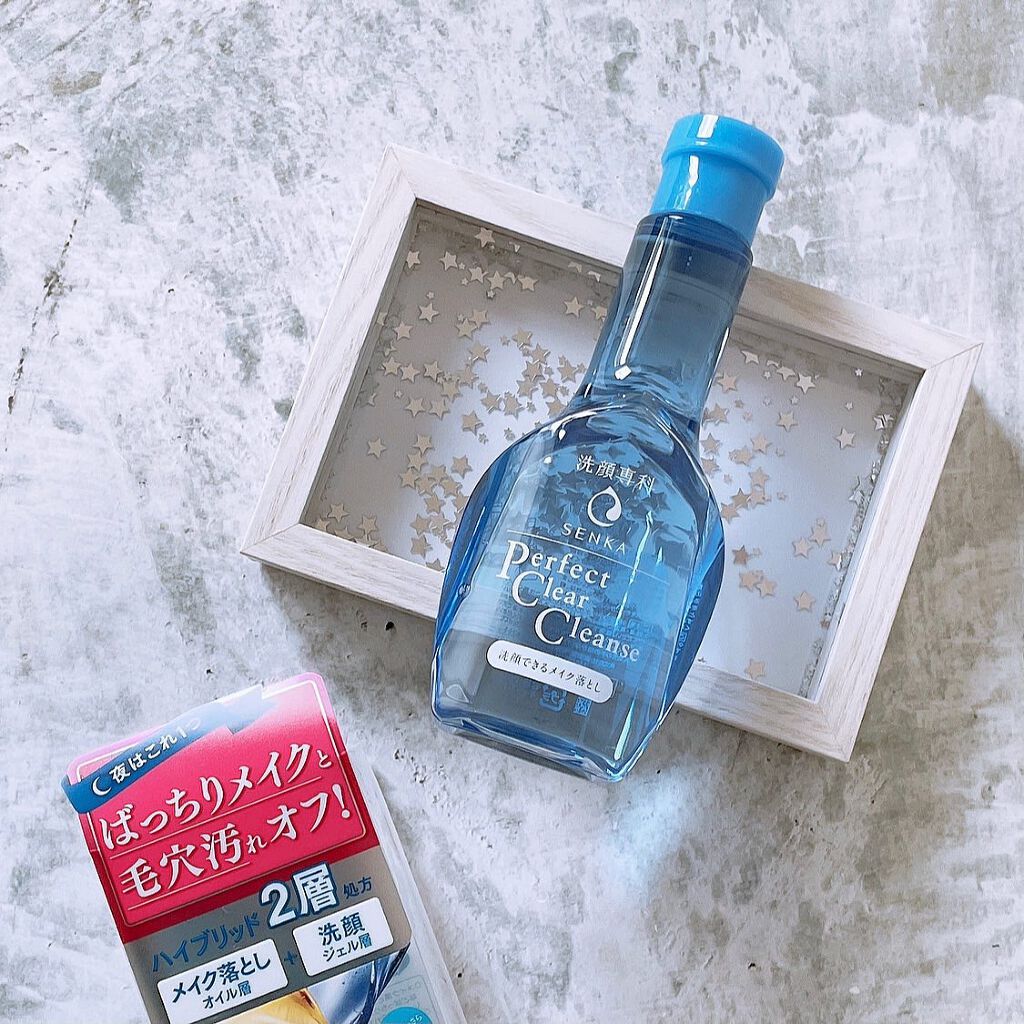 洗顔専科　パーフェクトクリアクレンズ/SENKA（専科）/クレンジングジェルを使ったクチコミ（1枚目）