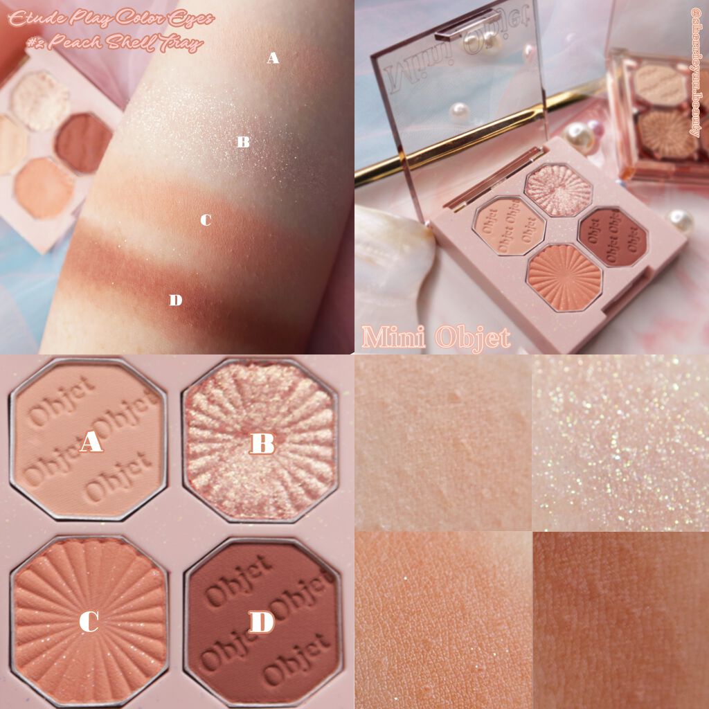 プレイカラーアイズ ミニオブジェ/ETUDE/アイシャドウパレットを使ったクチコミ(4枚目)