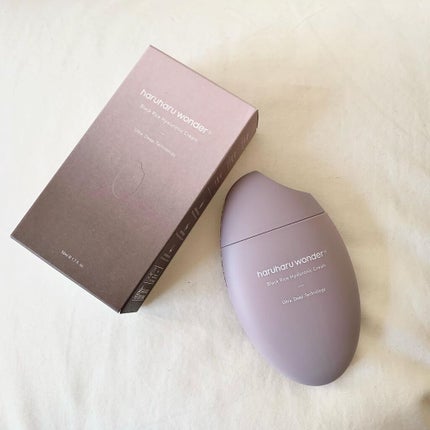 ブラックライスヒアルロニッククリーム/haruharu wonder/フェイスクリームを使ったクチコミ(4枚目)
