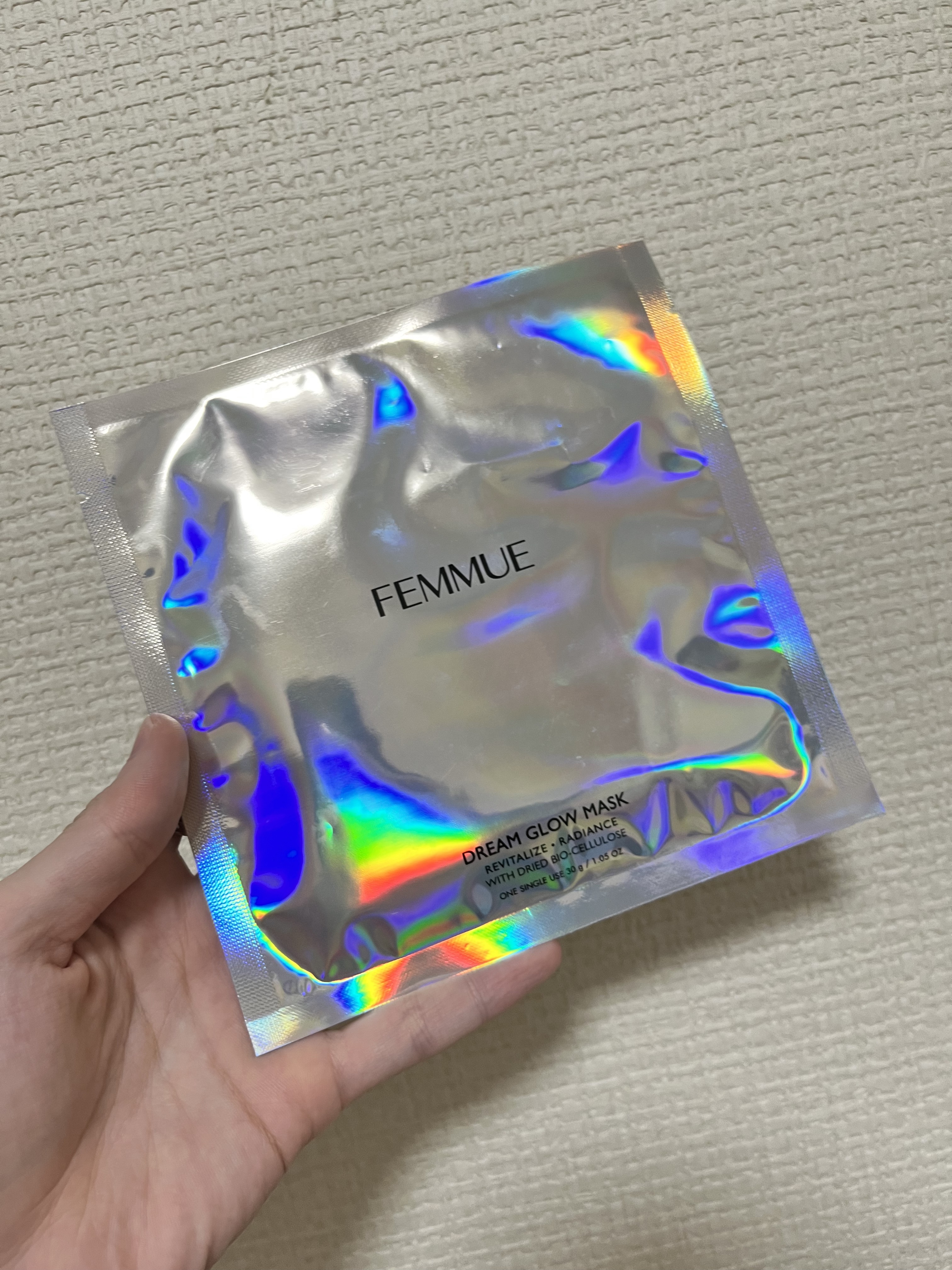 ドリームグロウマスク PF(ハリ・ツヤ)/FEMMUE/シートマスク・パックを使ったクチコミ（3枚目）