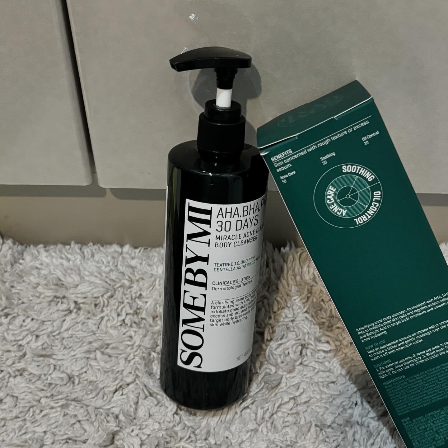 AHA·BHA·PHA 30デイズミラクルアクネボディクレンザー/SOME BY MI/ボディソープを使ったクチコミ（1枚目）