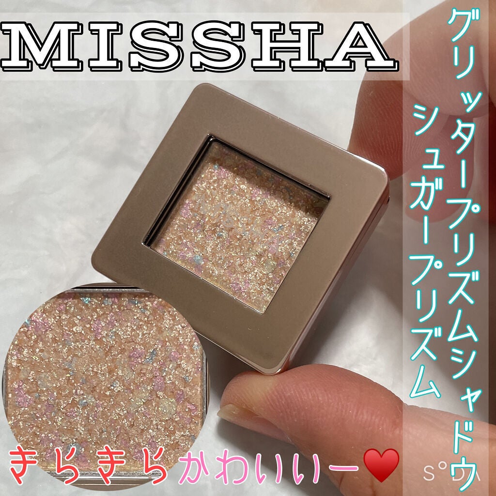 グリッタープリズム シャドウ/MISSHA/グリッターを使ったクチコミ(1枚目)