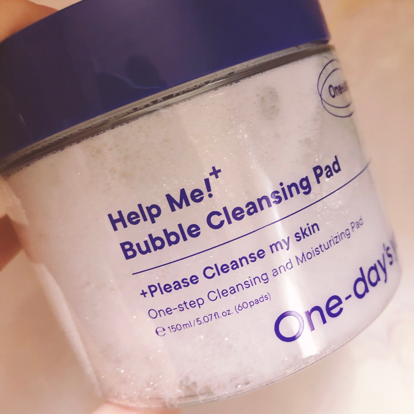 バブルクレンジングパッド/One-day's you/クレンジングシートを使ったクチコミ(2枚目)