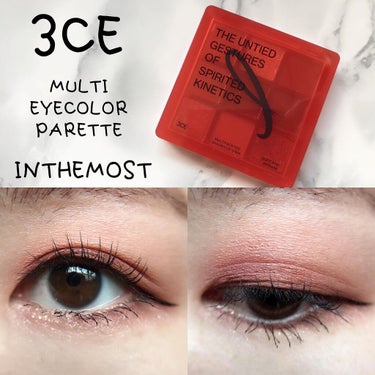 3CE [MY MOVES] 3CE MULTI EYE COLOR PALETTEのクチコミ「・
＼韓国顔の完成🇰🇷／
・
アイシャドウ
 ☑ @3ce_official 
@stylen.....」（1枚目）