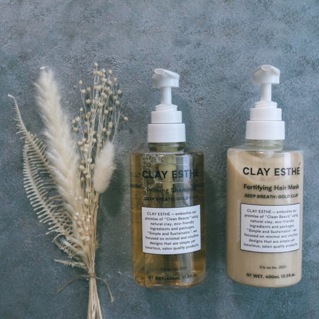 プライミングシャンプー/フォーティファイングヘアマスク ゴールドクレイ/クレイエステ/サロンシャンプーを使ったクチコミ（2枚目）