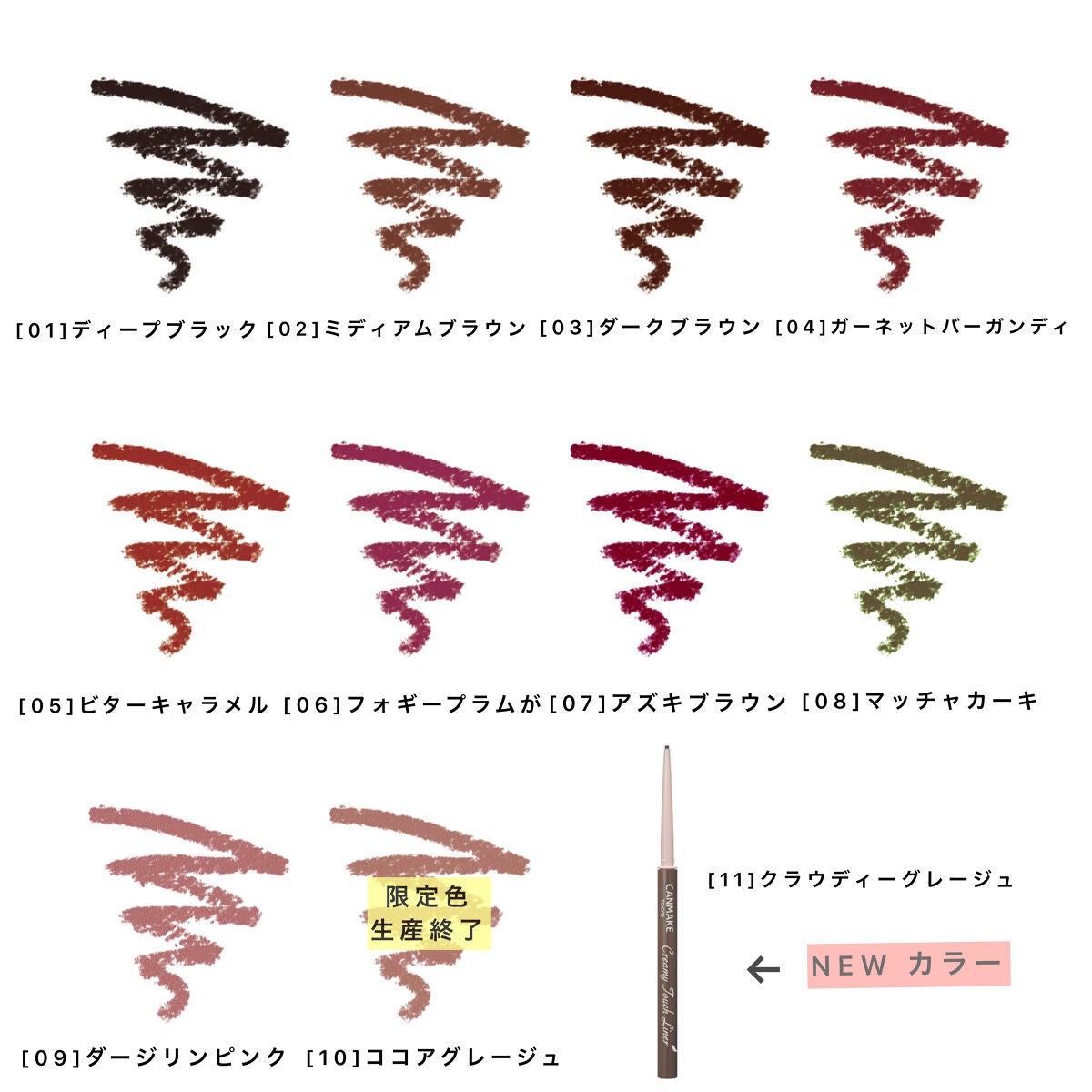 クリーミータッチライナー/キャンメイク/ジェルアイライナーを使ったクチコミ(4枚目)