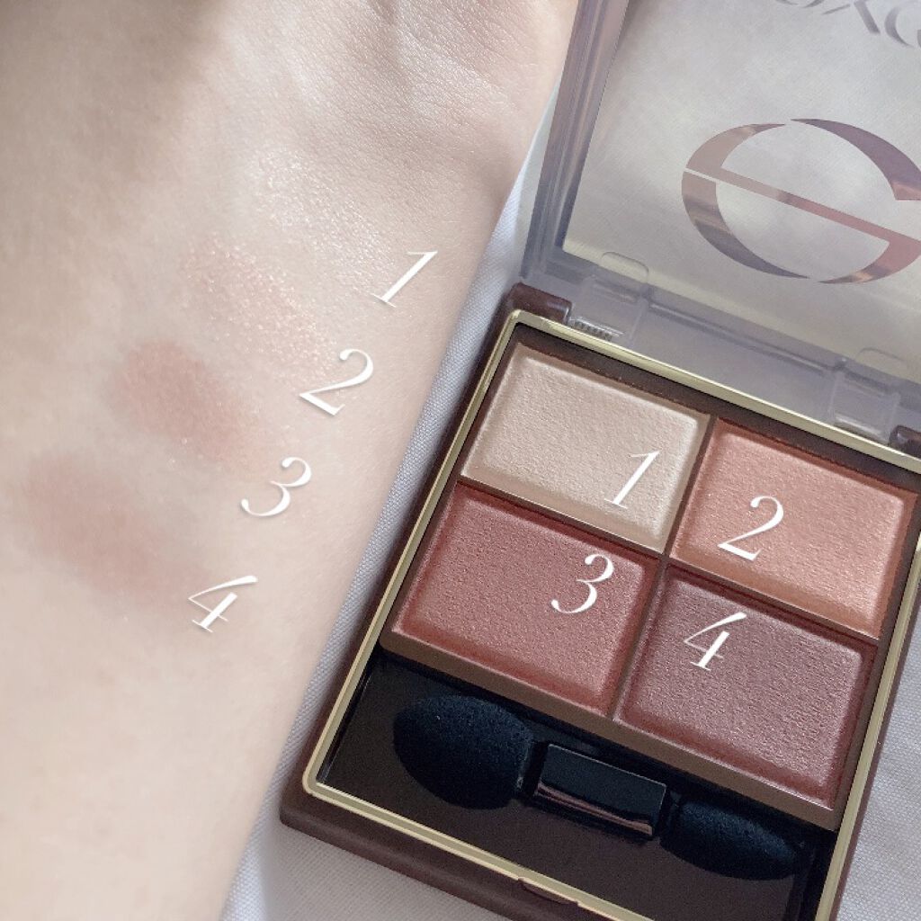 スキニーリッチシャドウ/excel/アイシャドウパレットを使ったクチコミ（3枚目）