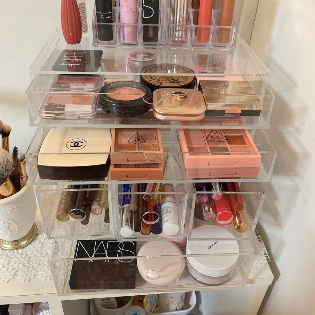 アクリル小物収納・3段/無印良品/その他化粧小物を使ったクチコミ（3枚目）