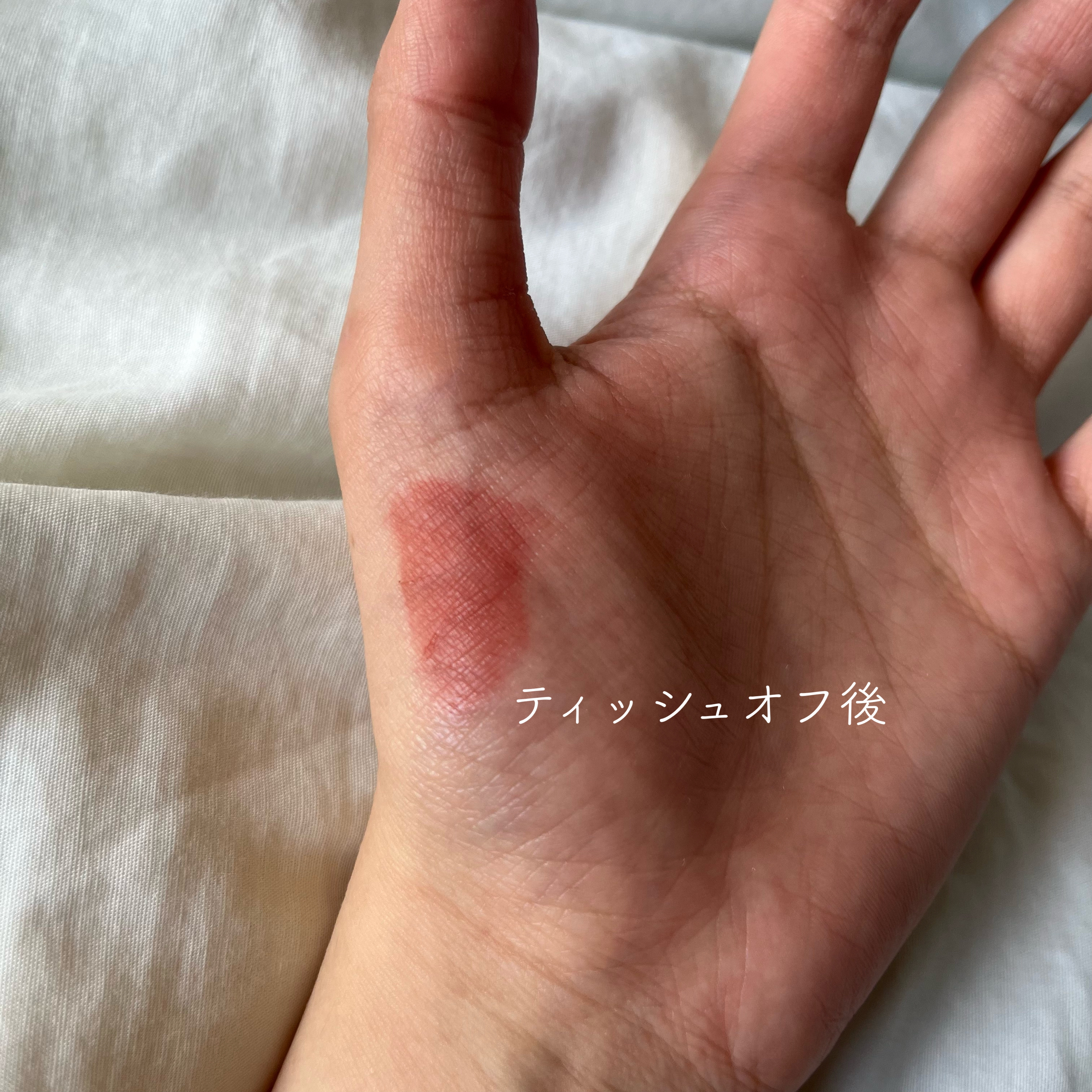 クリスタル グラム ティント 08 ジェントルシナモン(GENTLE CINNAMON)/CLIO/リップティントを使ったクチコミ（3枚目）