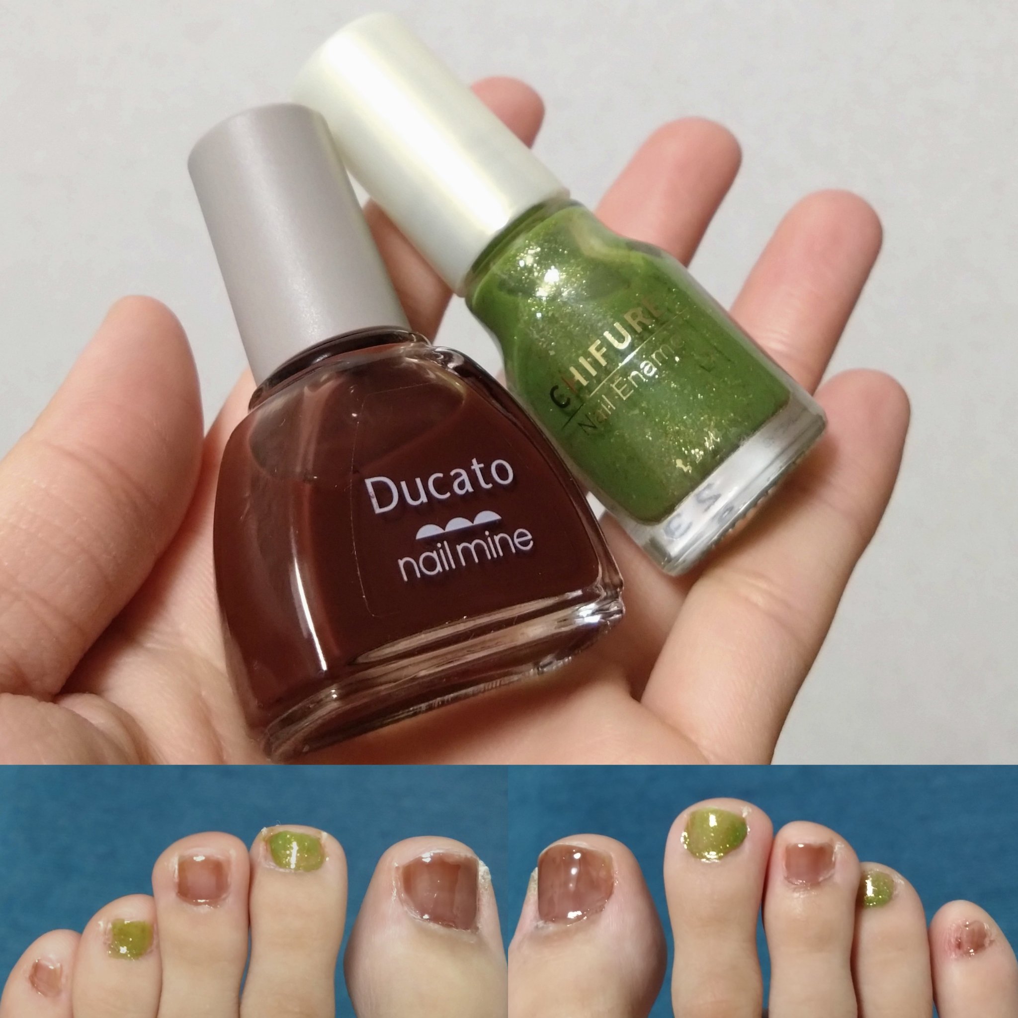 ネイルマイン 13 カヌレブラウン/デュカート/マニキュアを使ったクチコミ（3枚目）