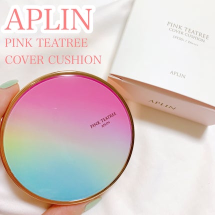 ピンクティーツリーカバークッション/APLIN/クッションファンデーションを使ったクチコミ(1枚目)