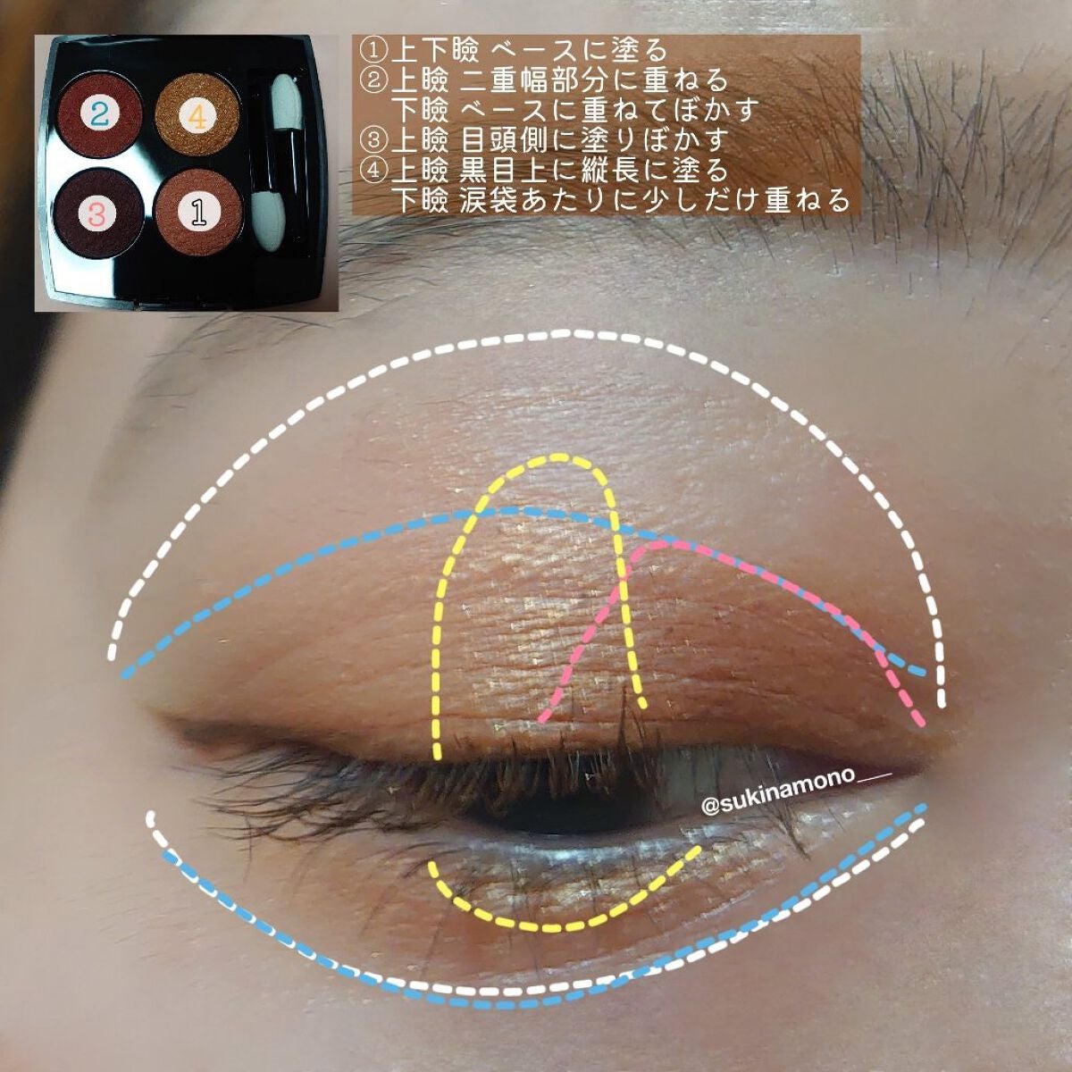 レ キャトル オンブル ツイード/CHANEL/アイシャドウパレットを使ったクチコミ(7枚目)