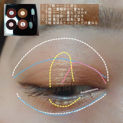 レ キャトル オンブル ツイード/CHANEL/アイシャドウパレットを使ったクチコミ(7枚目)