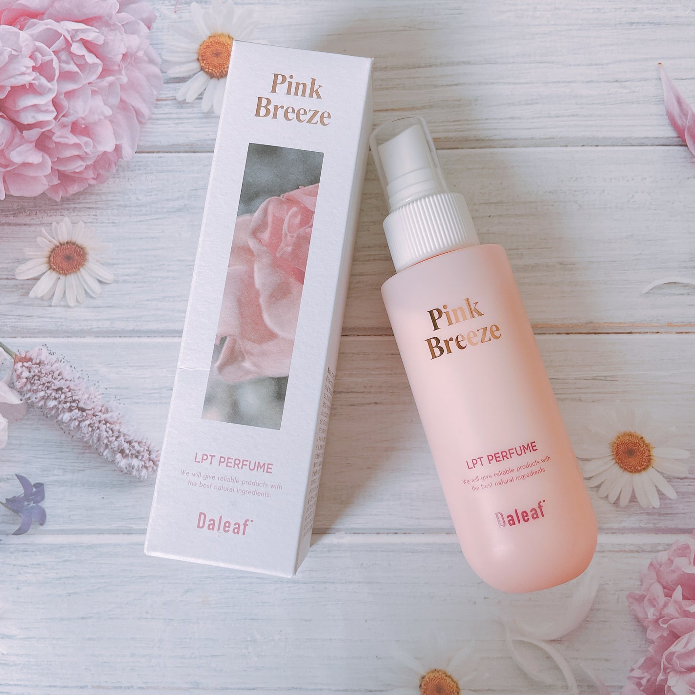 パフュームヘアパックインミスト Pink Breeze/Daleaf/アウトバストリートメントを使ったクチコミ(1枚目)