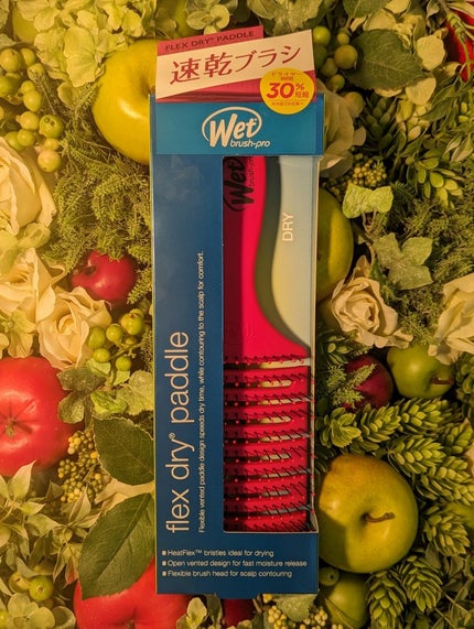 フレックスドライ パドルブラシ ピンク/ウェットブラシ/ヘアブラシを使ったクチコミ(4枚目)