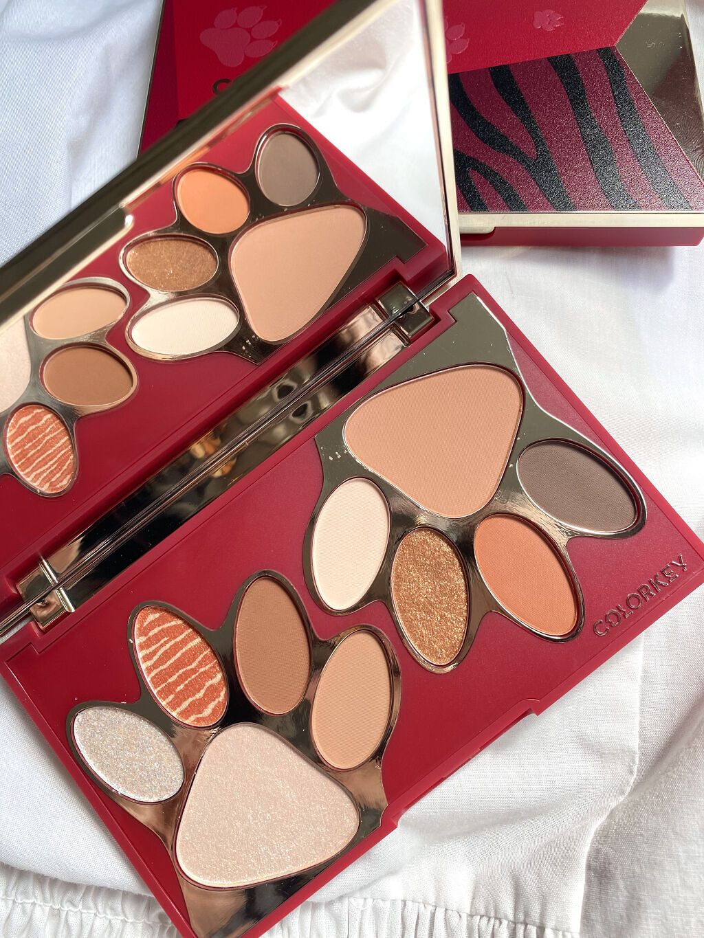 トラ十色アイシャドウパレット/COLORKEY/アイシャドウパレットを使ったクチコミ（3枚目）