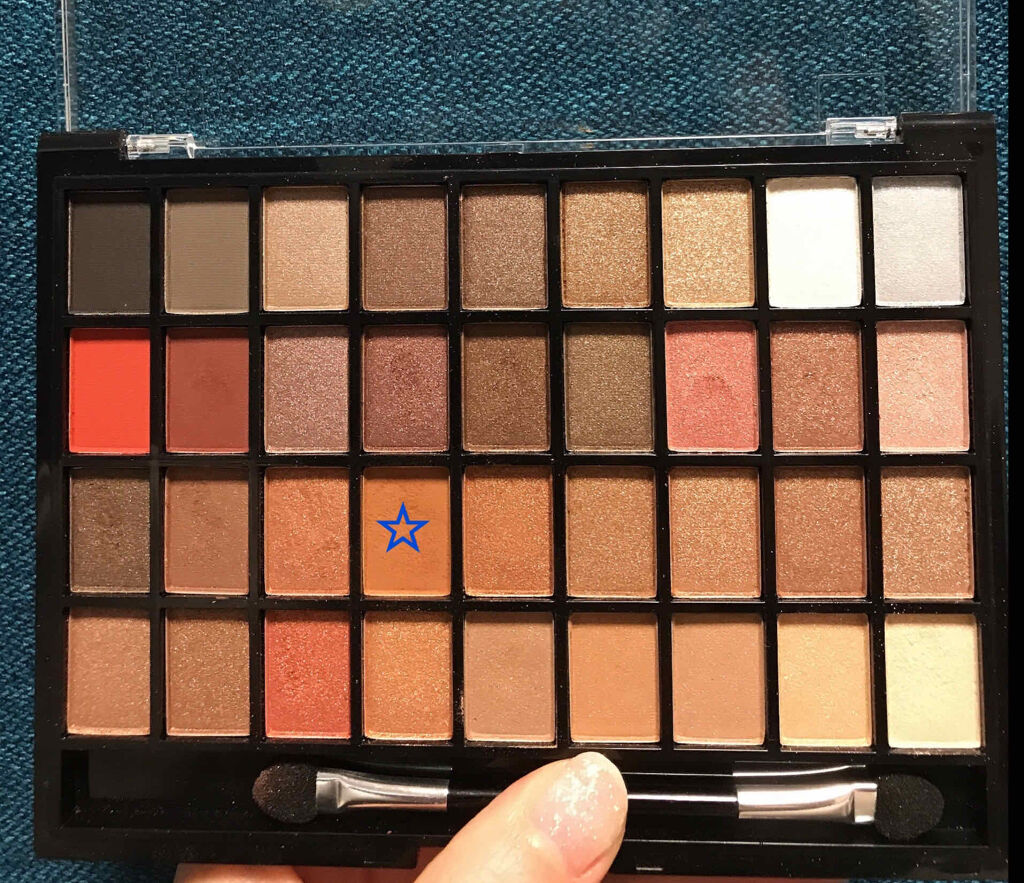 36カラーアイシャドウパレット/ドン・キホーテ/アイシャドウパレットを使ったクチコミ（2枚目）