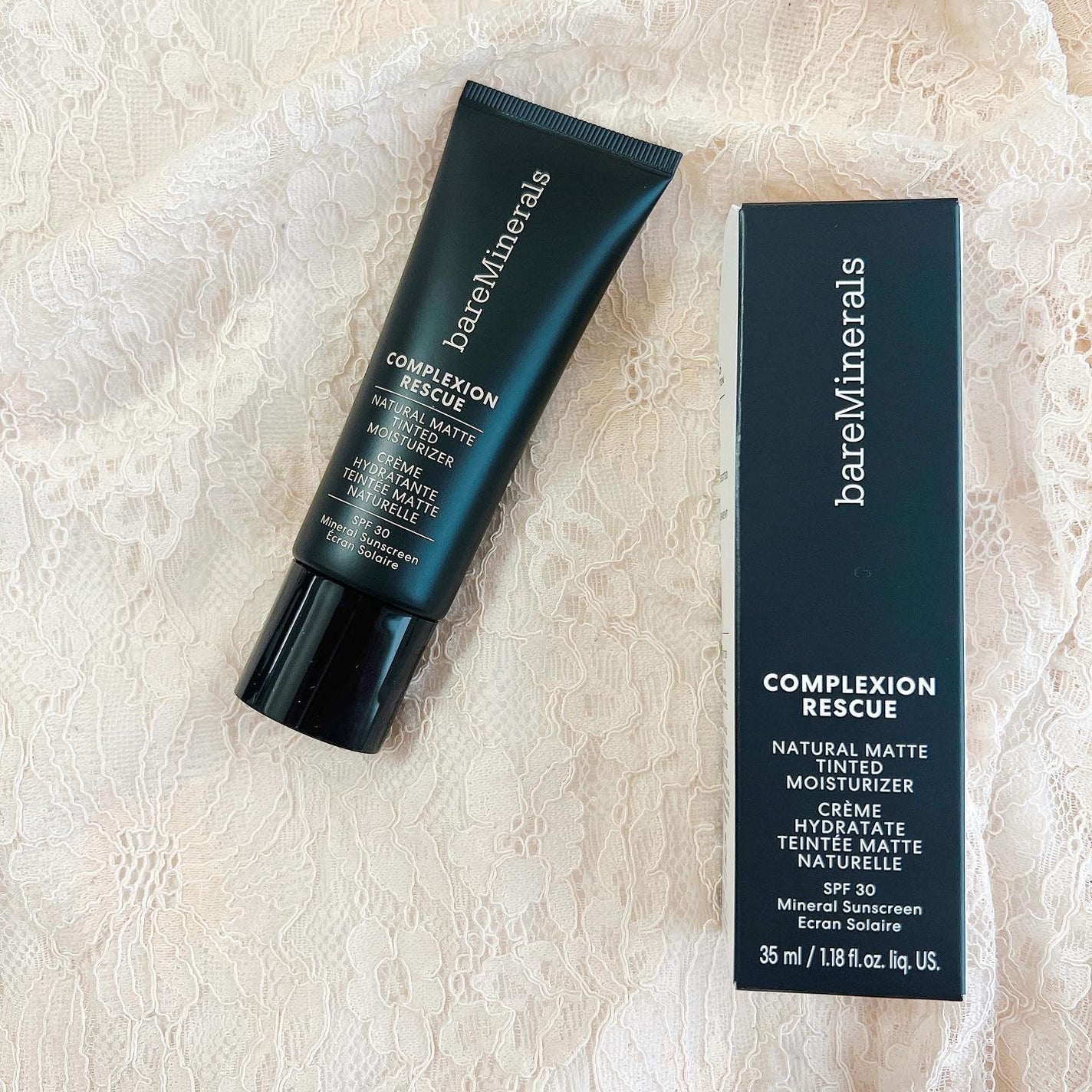CR ナチュラル マット モイスチャライザー/bareMinerals/クリーム・エマルジョンファンデーションを使ったクチコミ(1枚目)