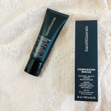 CR ナチュラル マット モイスチャライザー/bareMinerals/クリーム・エマルジョンファンデーションを使ったクチコミ（1枚目）