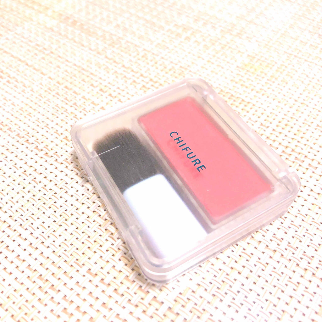 チーク カラー(ブラシ付) 270 ローズ系/ちふれ/パウダーチークを使ったクチコミ（1枚目）