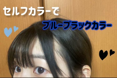 リーゼ泡カラー
💙ダークネイビー
私はドラッグストアで700円くらいで買いました。
黒髪用ですが、2回染めた髪で行いました。
✄ブリーチ経験なし、縮毛矯正経験ありです！
    髪は肩下ぐらいありますが