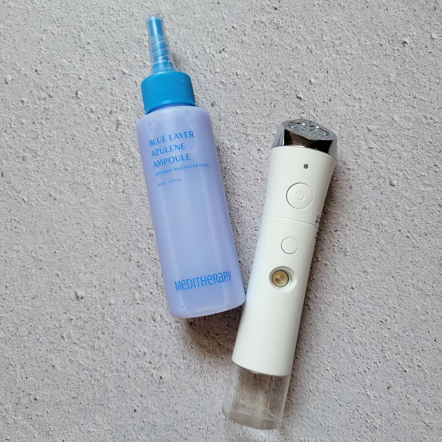 ブルーレイヤーダブルウォータークリーム/MEDITHERAPY/フェイスクリームを使ったクチコミ（2枚目）