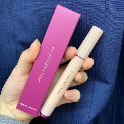 ハニーメルティングリップ/ネイチャーリパブリック/口紅を使ったクチコミ(7枚目)