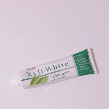 XyliWhite Toothpaste Gel Refreshmint/Now Foods/歯磨き粉を使ったクチコミ（2枚目）