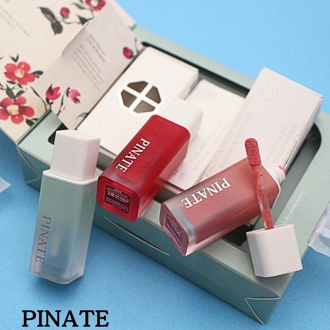 ナチュラルブルームリップオイルセラム 3色セット/PINATE/リップグロスを使ったクチコミ(1枚目)