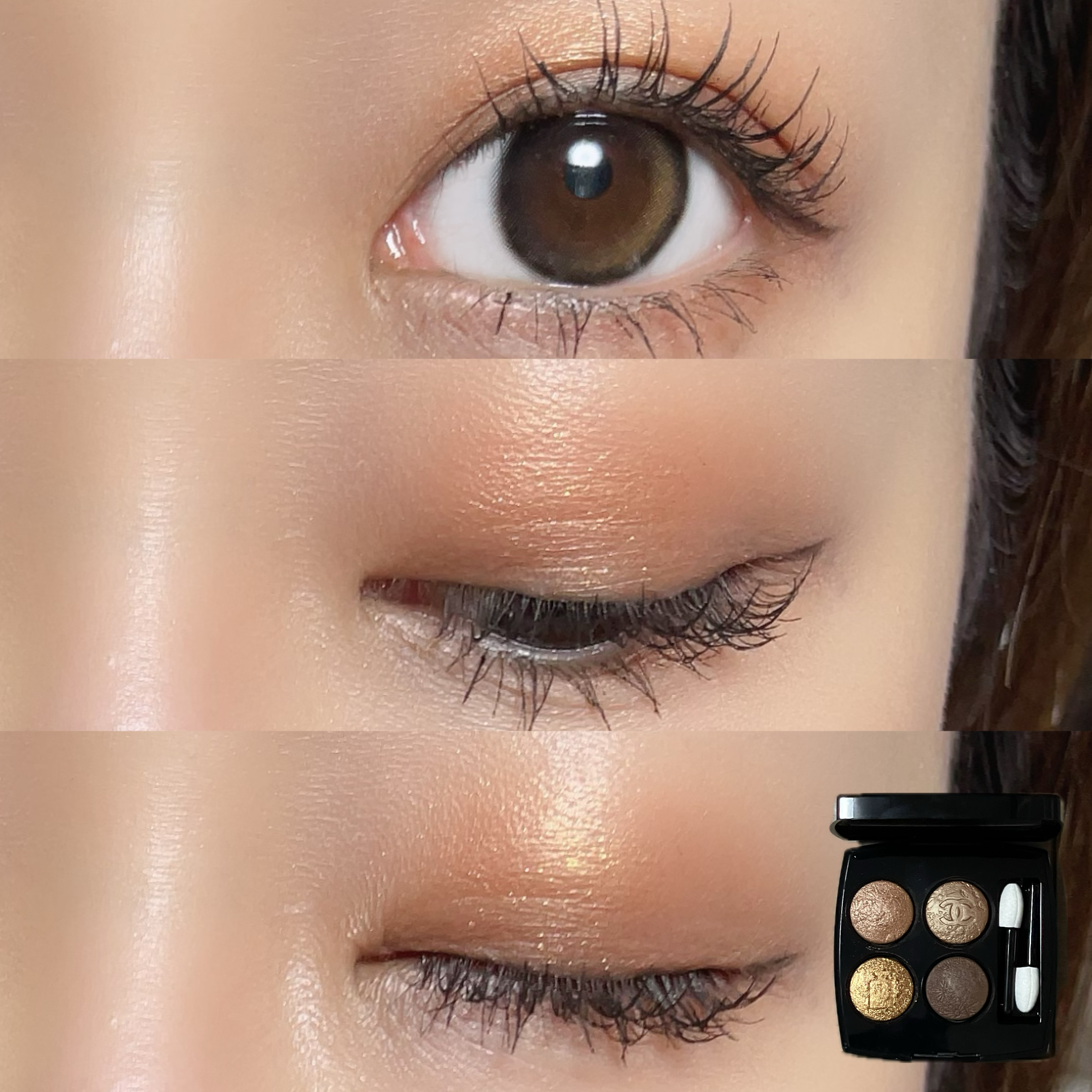 レ キャトル オンブル/CHANEL/アイシャドウパレットを使ったクチコミ（1枚目）