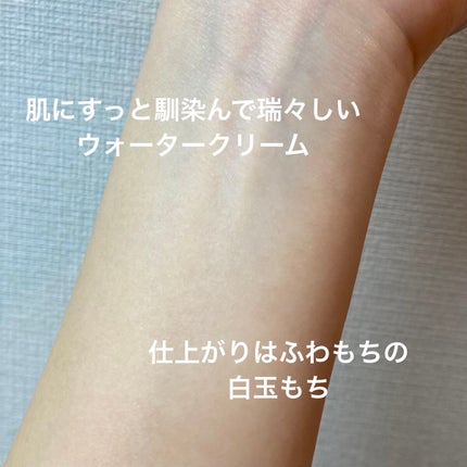 白玉もちウォータークリーム/NUAN/フェイスクリームを使ったクチコミ(6枚目)