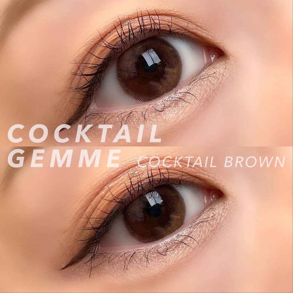 cocktail gemme/otr/カラーコンタクトレンズを使ったクチコミ(2枚目)