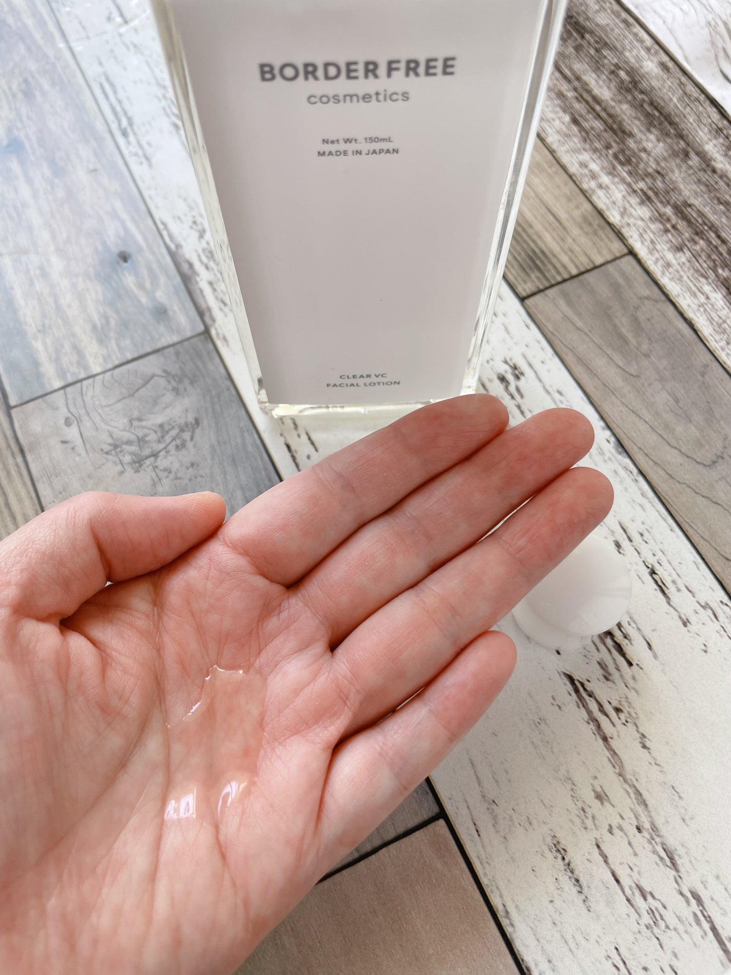 クリアVCフェイシャルローション/BORDER FREE cosmetics/化粧水を使ったクチコミ(2枚目)