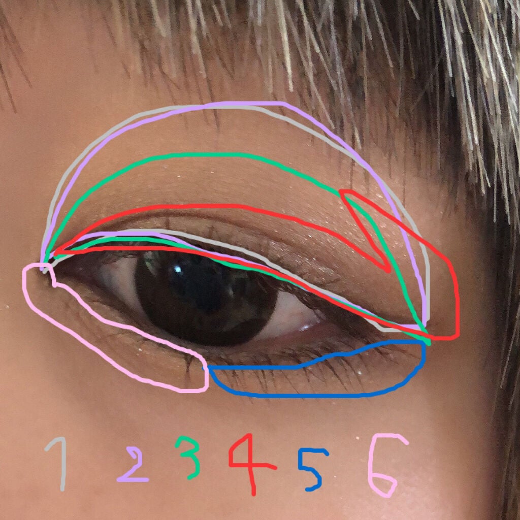 スリーディメンショナルアイズ/LUNASOL/アイシャドウパレットを使ったクチコミ(4枚目)