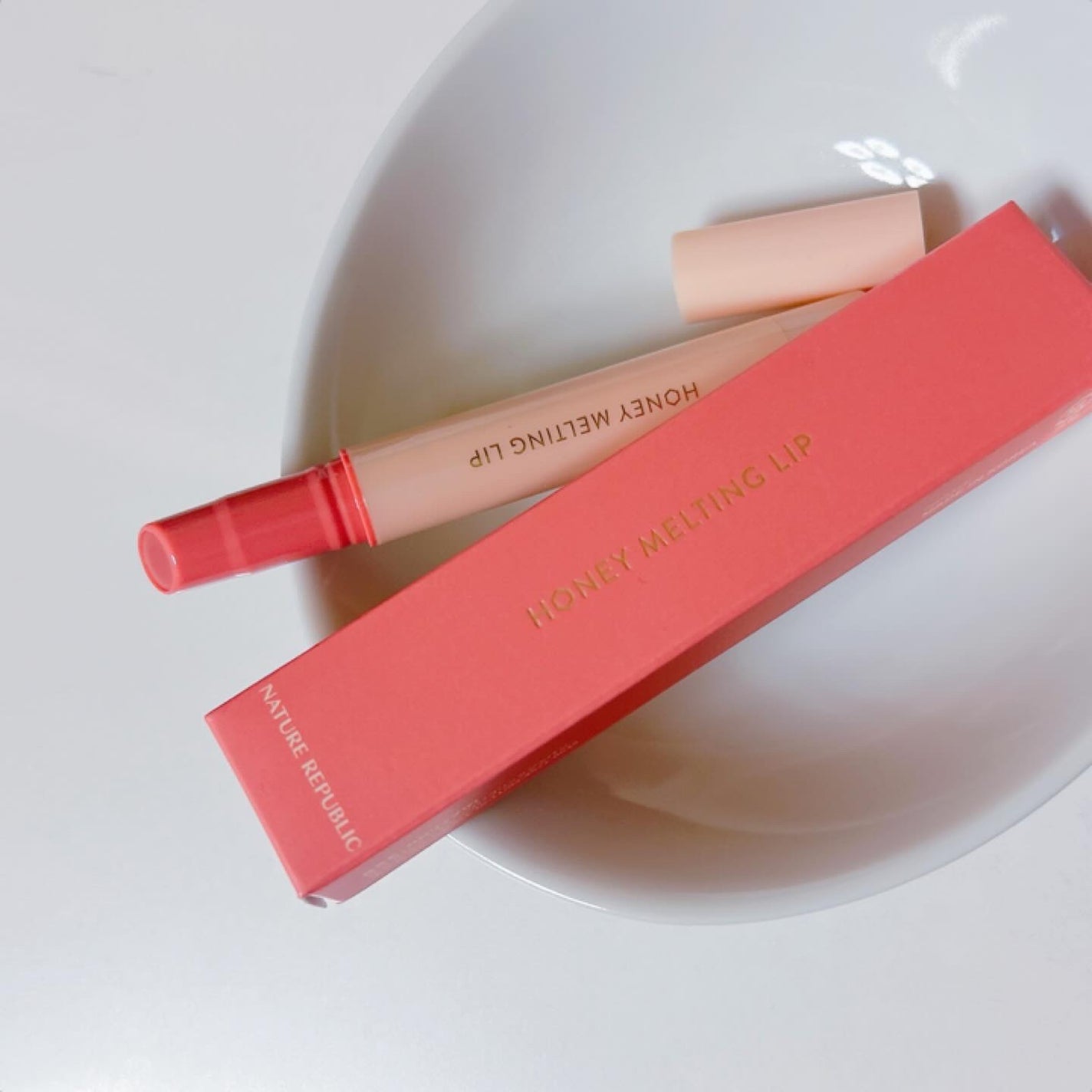 ハニーメルティングリップ/ネイチャーリパブリック/口紅を使ったクチコミ(2枚目)