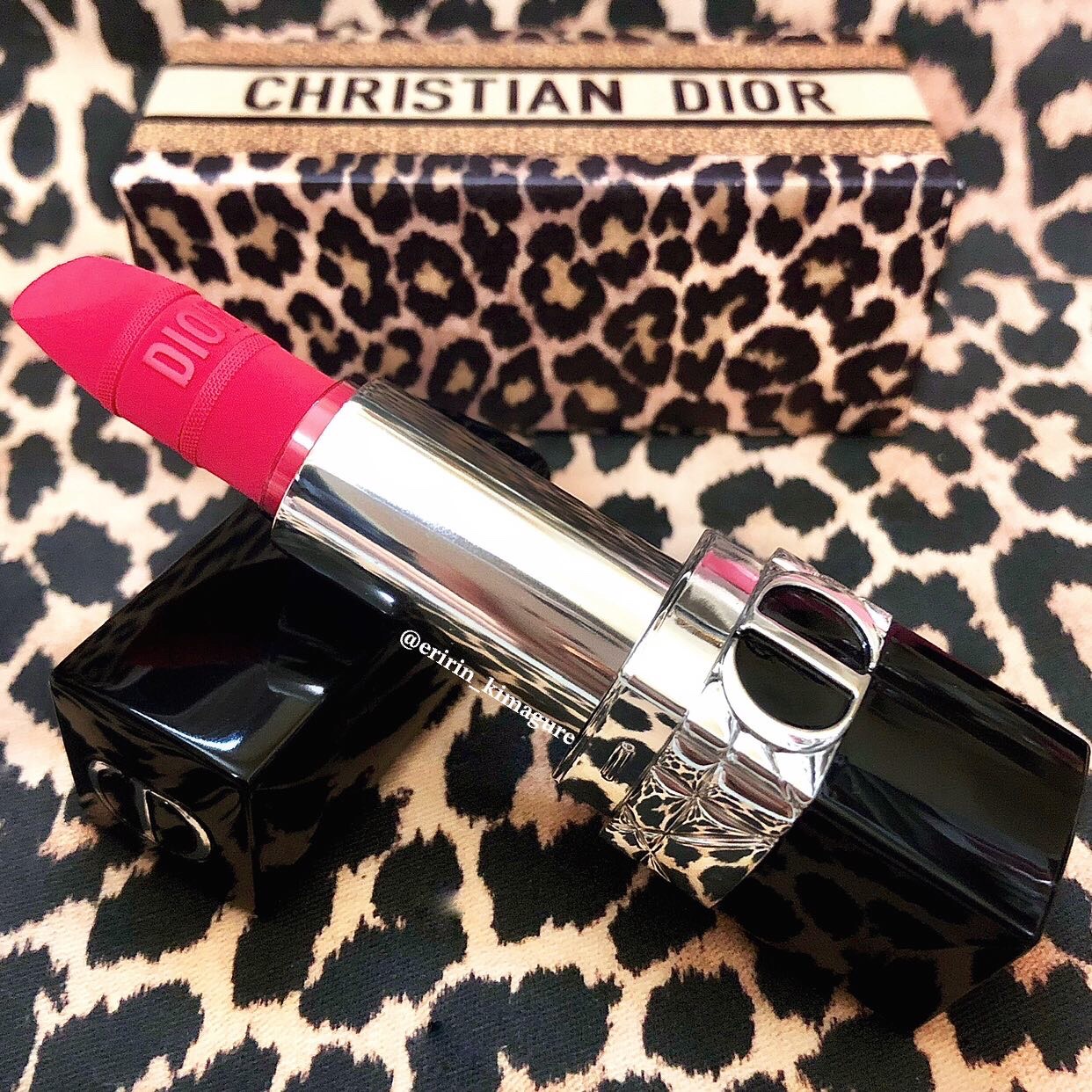 ルージュ ディオール 757 ピンク ポウ ベルベット（生産終了）/Dior/口紅を使ったクチコミ（2枚目）