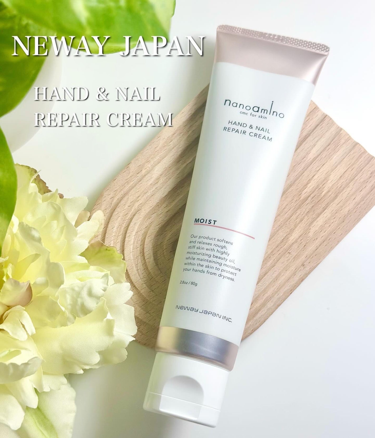 ナノアミノハンド&ネイルリペアクリーム/NewayJapan/ネイルオイル・トリートメントを使ったクチコミ(1枚目)