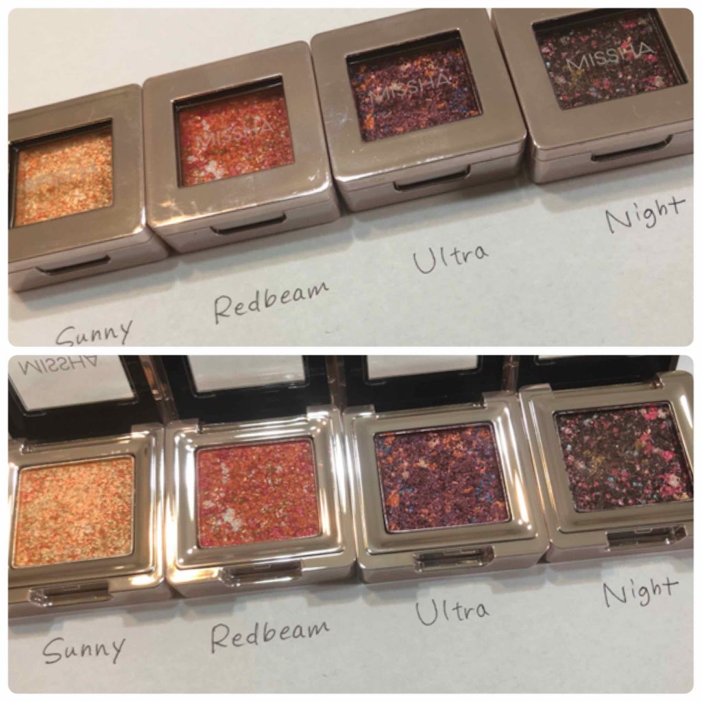 グリッタープリズム シャドウ/MISSHA/グリッターを使ったクチコミ(1枚目)