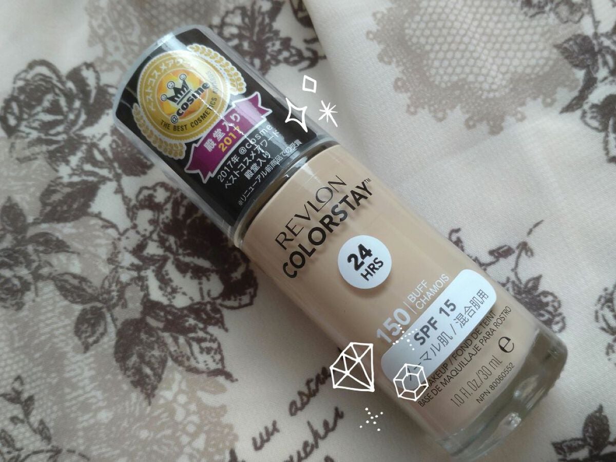 カラーステイ メイクアップ N/REVLON/リキッドファンデーションを使ったクチコミ(1枚目)