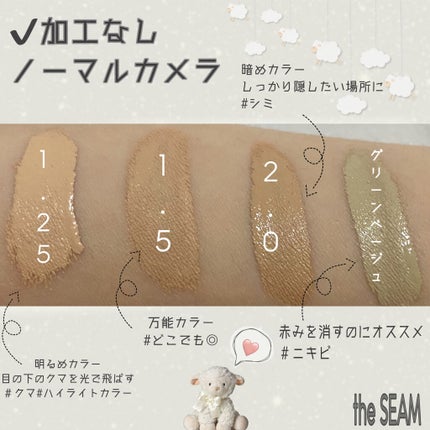 カバーパーフェクション チップコンシーラー/the SAEM/リキッドコンシーラーを使ったクチコミ(2枚目)