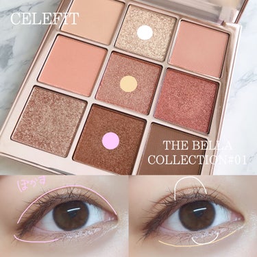 The Bella collection eyeshadow palette/CELEFIT/アイシャドウパレットを使ったクチコミ（2枚目）