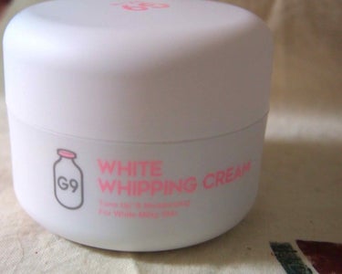 WHITE WHIPPING CREAM(ウユクリーム)/G9SKIN/化粧下地を使ったクチコミ（1枚目）