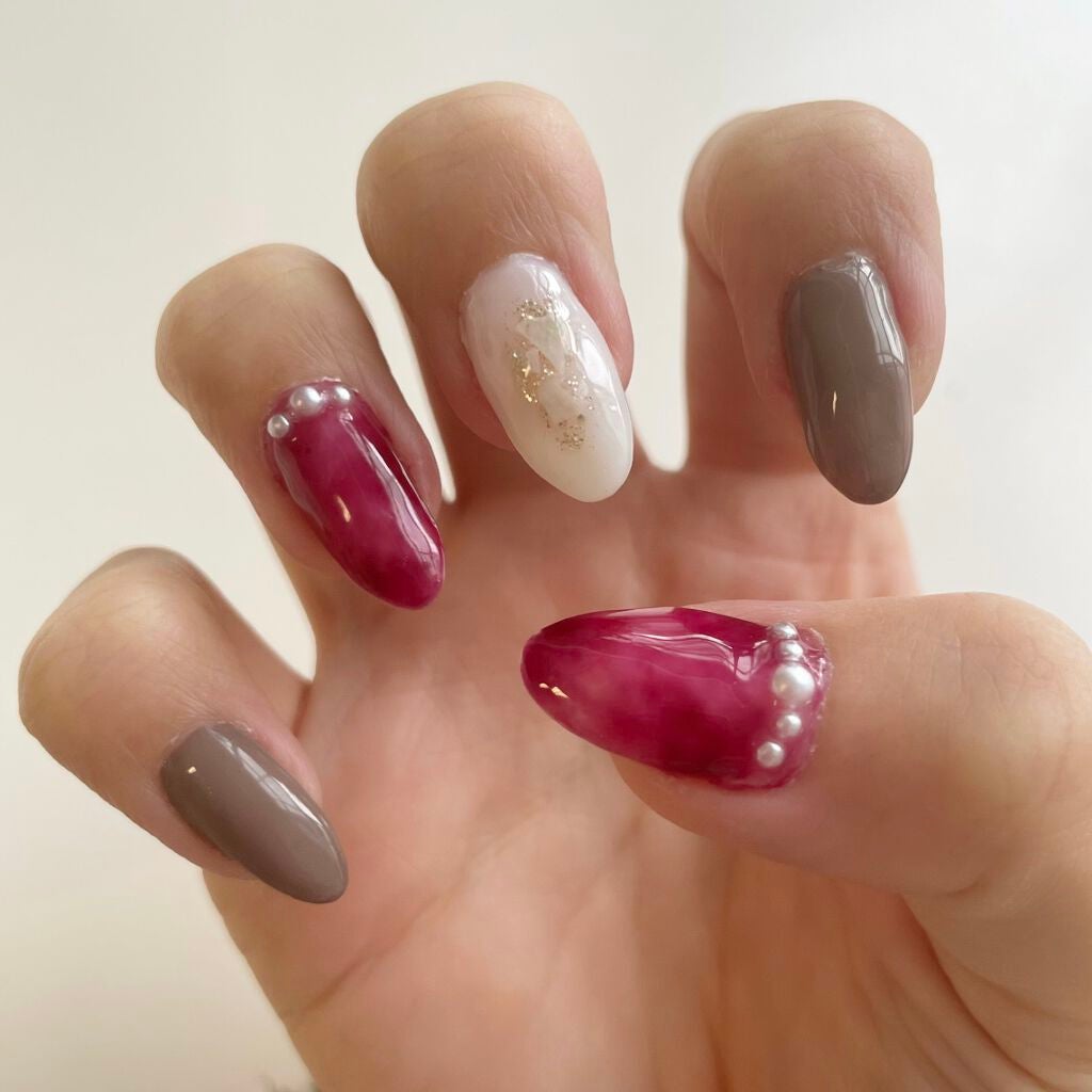 ジェルネイル(ライト対応)/セリア/ジェルネイルを使ったクチコミ(1枚目)