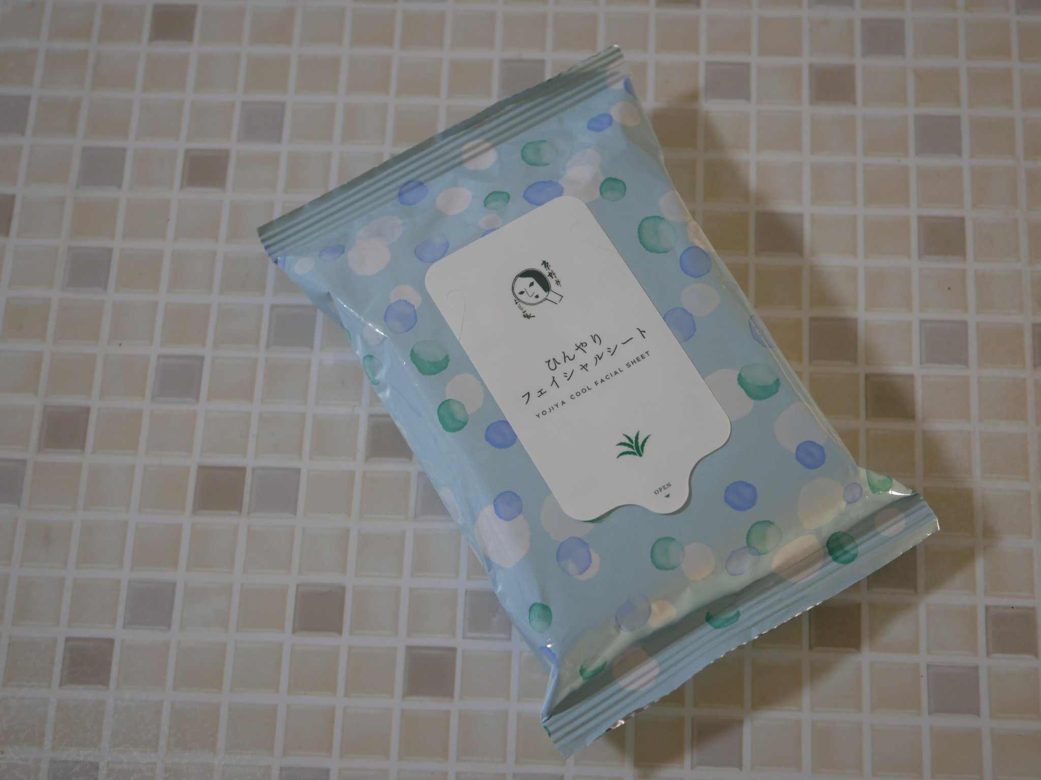 ひんやりフェイシャルシート/よーじや/フェイスシートを使ったクチコミ（1枚目）
