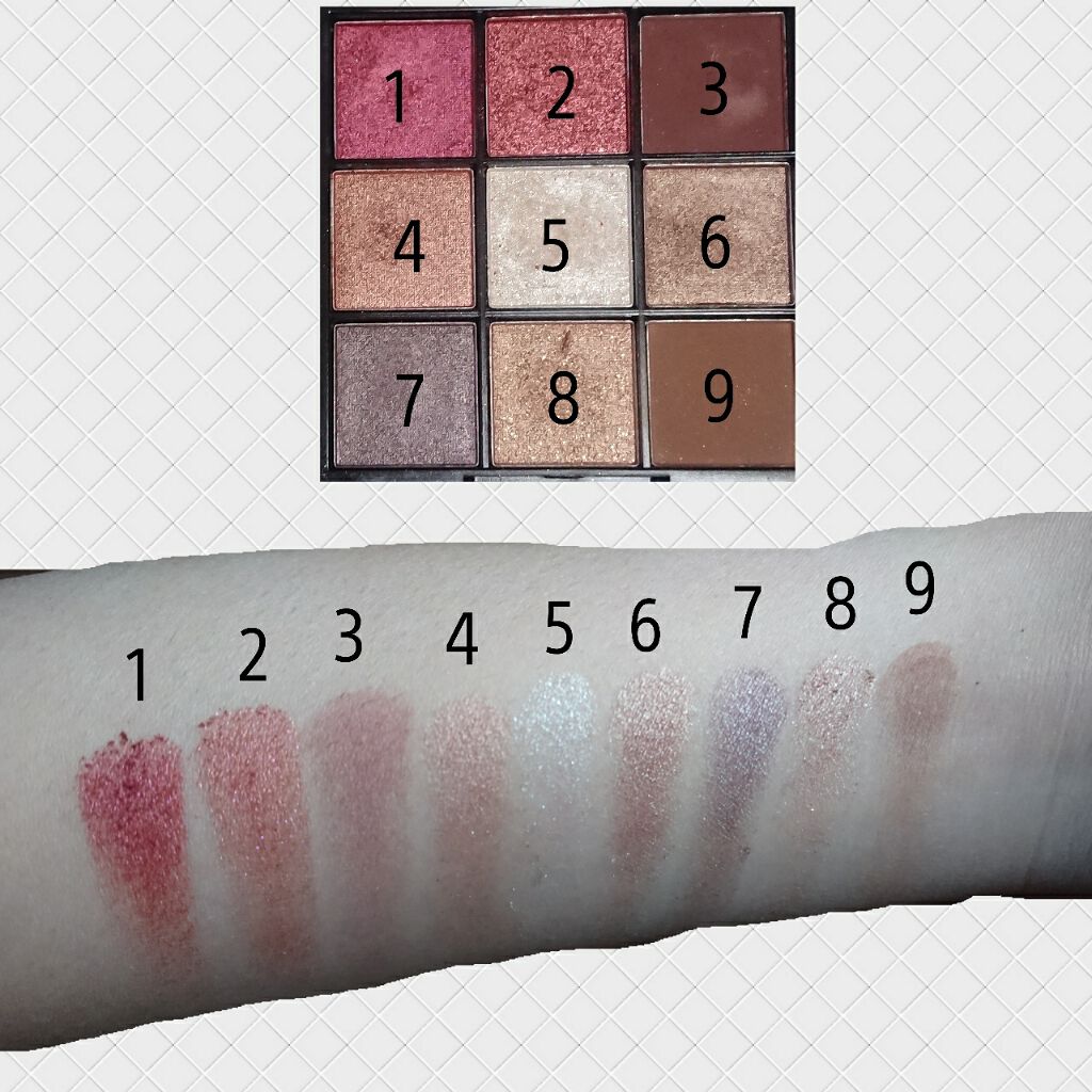 UR GLAM BLOOMING EYE COLOR PALETTE/U R GLAM/アイシャドウパレットを使ったクチコミ(3枚目)