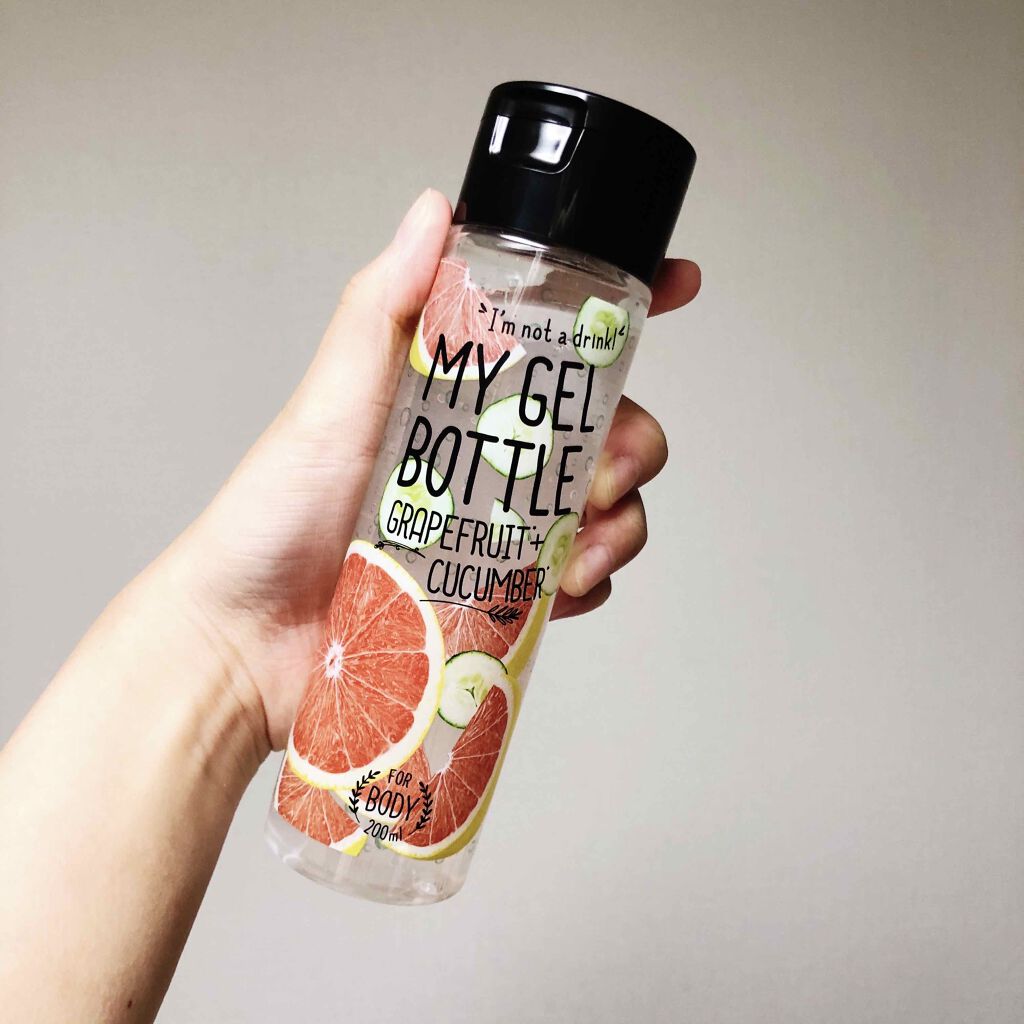 MY GEL BOTTLE グレープフルーツ&キューカンバー。/COSME RECIPE/ボディローションを使ったクチコミ（1枚目）