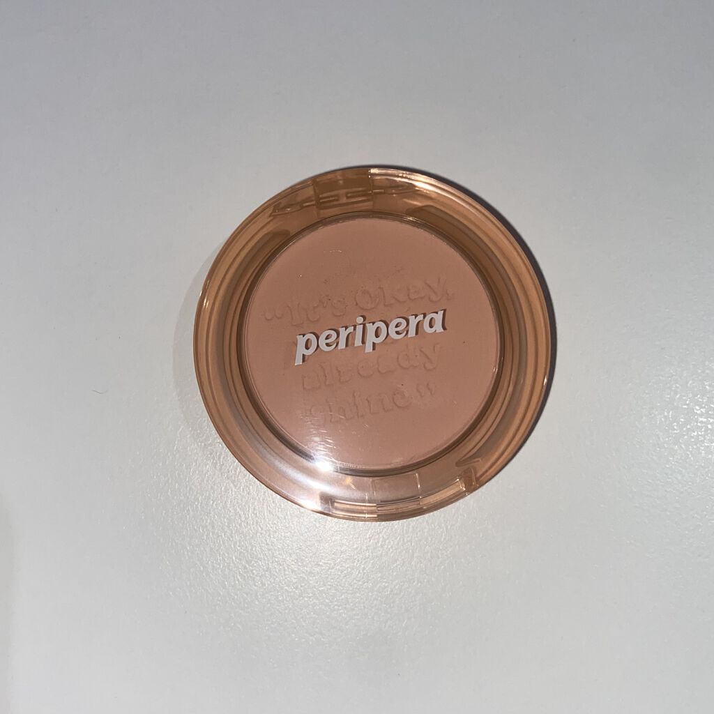 ピュア ブラッシュド サンシャイン チーク/PERIPERA/パウダーチークを使ったクチコミ（1枚目）