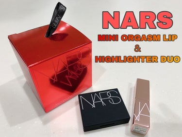 ミニオーガズム リップ＆ハイライターデュオ/NARS/ハイライトを使ったクチコミ（1枚目）