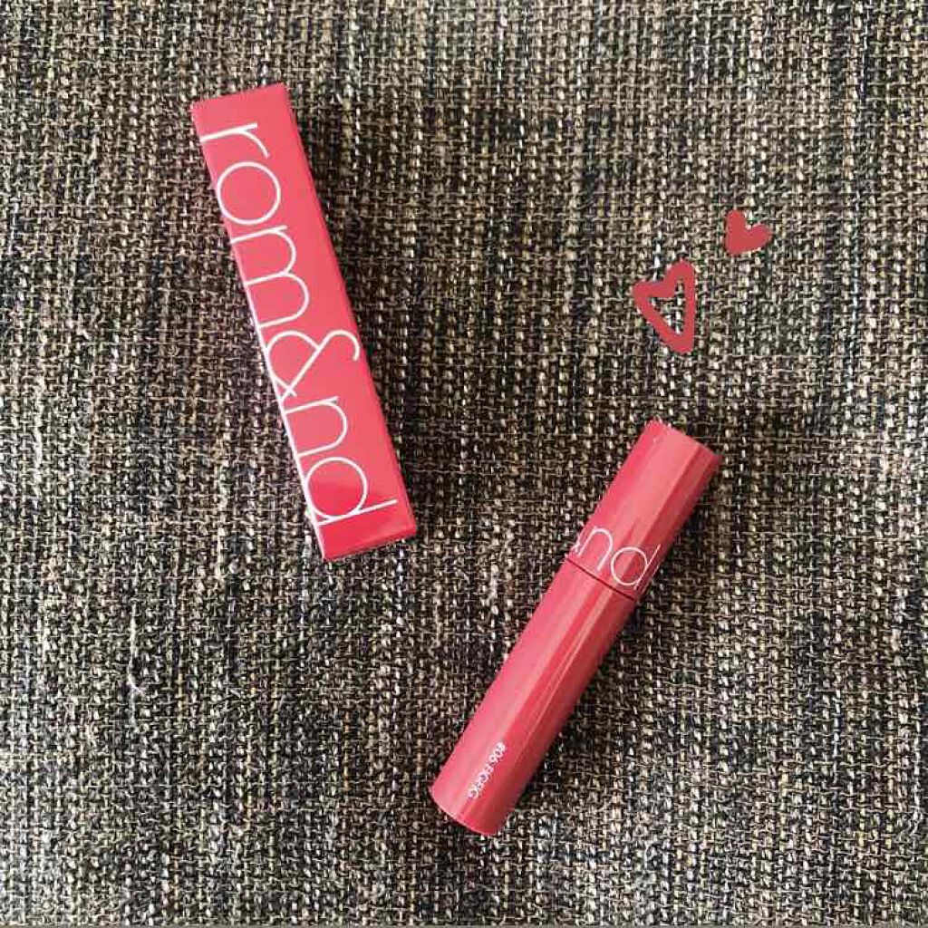 ジューシーラスティングティント/rom&nd/リップティントを使ったクチコミ（2枚目）